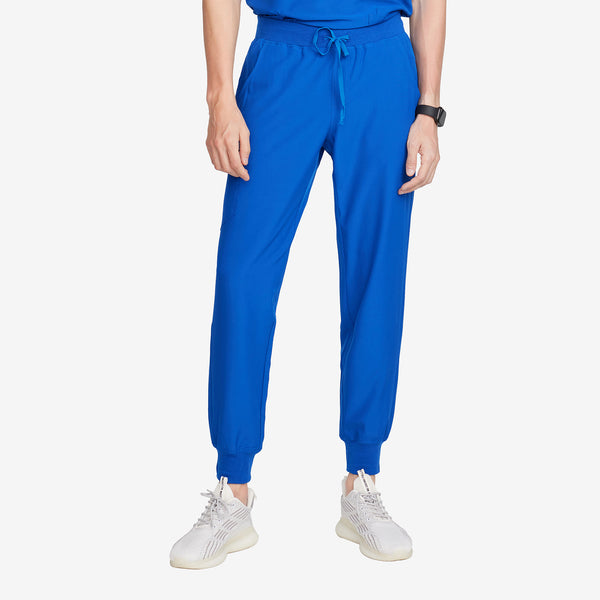 Men's Basic Micro Fiber Stretch Fabric Scrub Pants-LouisTSPL22SCP001M