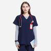 Women's Basic Micro Fiber Stretch Fabric Scrub Top-Valiant-TSPL22SCT001F