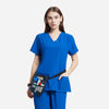 Women's Basic Micro Fiber Stretch Fabric Scrub Top-Valiant-TSPL22SCT001F