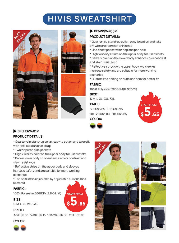 Hot-selling Hivis Sweatshirt from FUYI in 2026