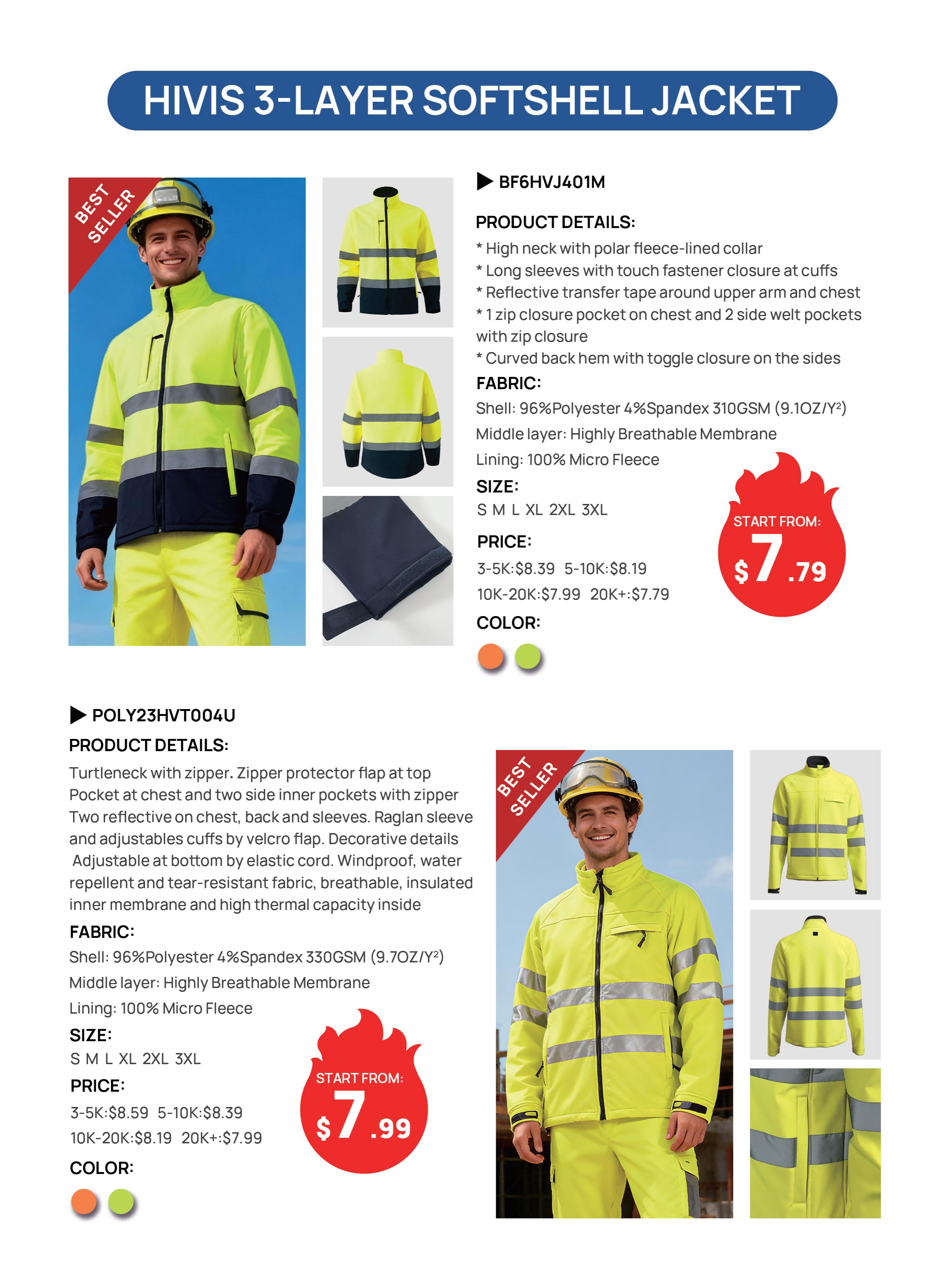 Hot-selling Hivis jacket from FUYI in 2026