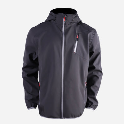 Men's Dark Grey Essential Windproof Jacket-POLX22WWT036M