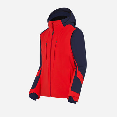 Men's Red 3-in-1 Waterproof Jacket-TSPL24JAC006M
