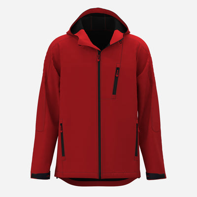 Men's Red Waterproof Jacket-23RGM0707TSJM