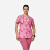 Women's Basic Micro Fiber Stretch Scrub Top-Romance-TSPL23SCT110F