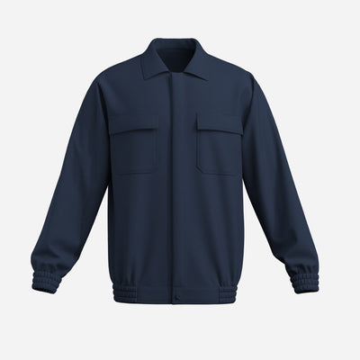 Men's BasicPoly Cotton Work Jacket- POLX23WWT045M