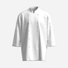 Men's Classic Poly Cotton Stretch Chef Coat Black -TCSP24WWT002M