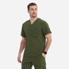 Men's Classic Micro Fiber Stretch Scrub Top-Alden-TSPL23SCT001M