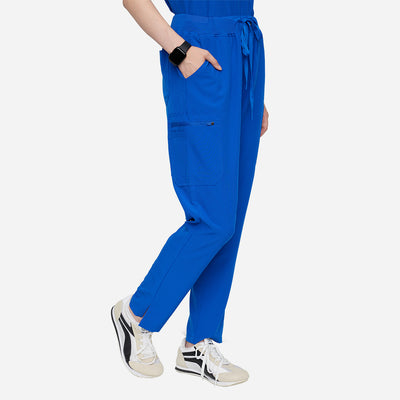 Women's Basic Micro Fiber Stretch Fabric Scrub Pants-Horizon-TSPL22SCP004F