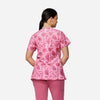 Women's Basic Micro Fiber Stretch Scrub Top-Romance-TSPL23SCT110F