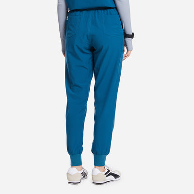 Women's Basic Micro Fiber Stretch Fabric Scrub Pants-Valiant-TSPL22SCP001F