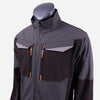 Men's Black Two Pocket Windproof Jacket-TSPL24JAC007M