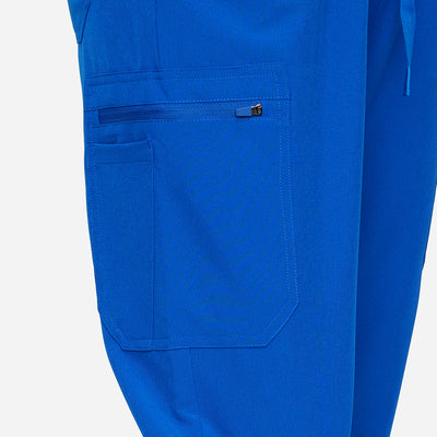 Women's Basic Micro Fiber Stretch Fabric Scrub Pants-Horizon-TSPL22SCP004F