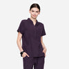 Women's Basic Micro Fiber Stretch Fabric Scrub Top-Horizon-TSPL22SCT004F