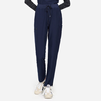 Women's Basic Micro Fiber Stretch Fabric Scrub Pants-Horizon-TSPL22SCP004F